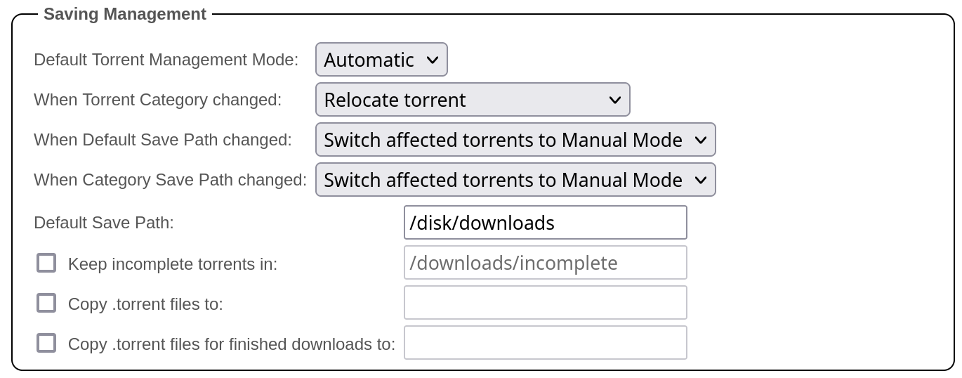 sonarr的qBittorrent设置